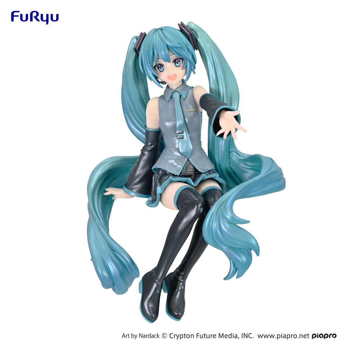 Hatsune Miku - Nardack Pearl Color - Noodle Stopper Figur (Furyu) (OVP Mangel)