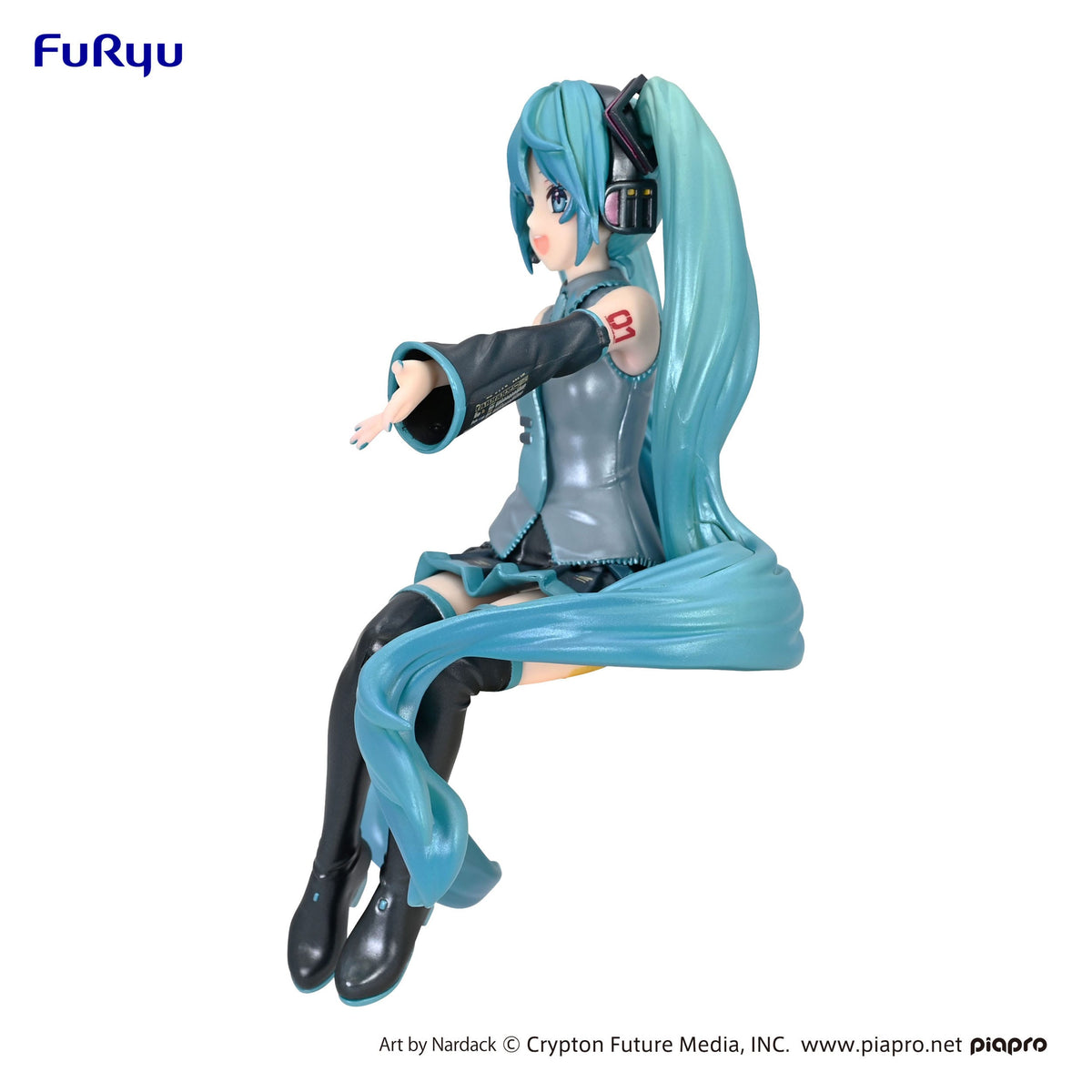 Hatsune Miku - Nardack Pearl Color - Noodle Stopper Figur (Furyu) (OVP Mangel)