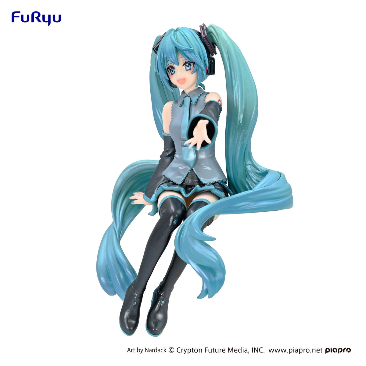 Hatsune Miku - Nardack Pearl Color - Noodle Stopper Figur (Furyu) (OVP Mangel)