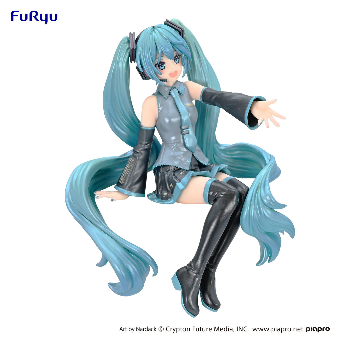 Hatsune Miku - Nardack Pearl Color - Noodle Stopper Figur (Furyu) (OVP Mangel)
