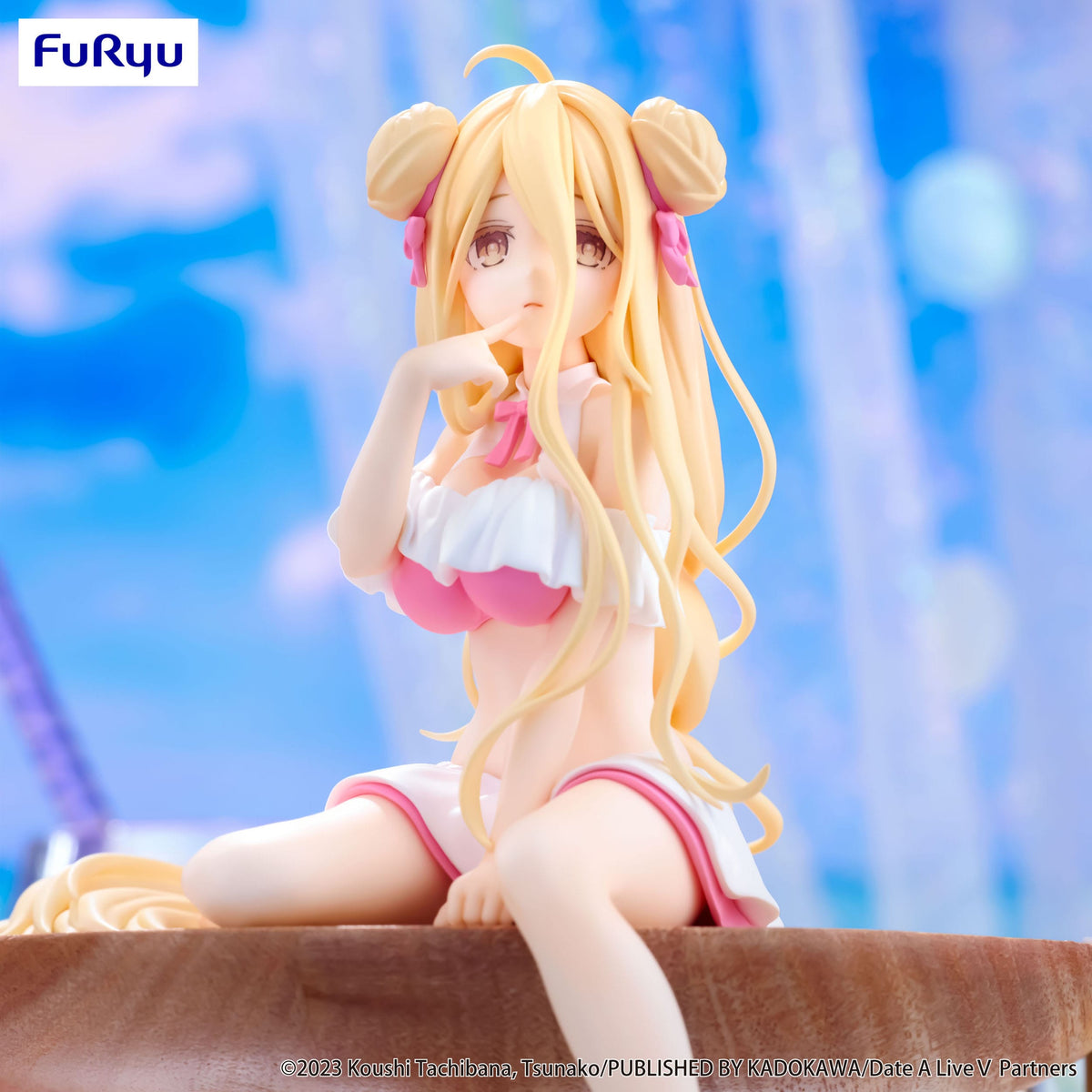 Date A Live - Mukuro Hoshimiya - Swimsuit Noodle Stopper Figur (Furyu) (OVP Mangel)