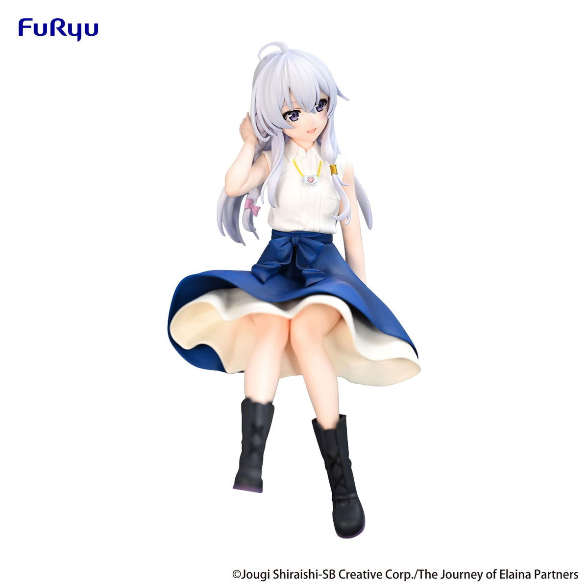 Wandering Witch: The Journey of Elaina - Elaina - Flared Skirt Noodle Stopper figure (Furyu) (OVP deficiency)