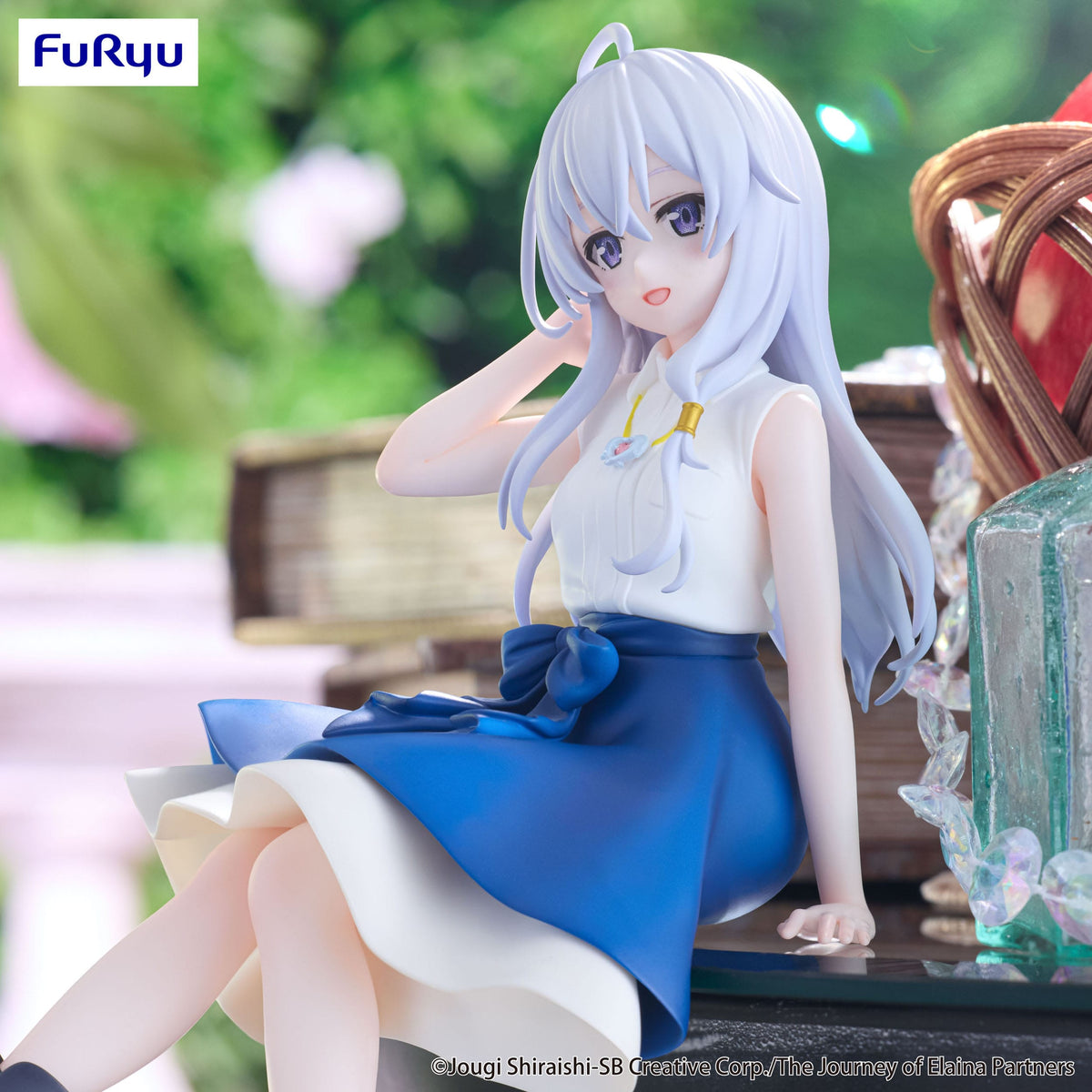 Wandering Witch: The Journey of Elaina - Elaina - Flared Skirt Noodle Stopper figure (Furyu) (OVP deficiency)