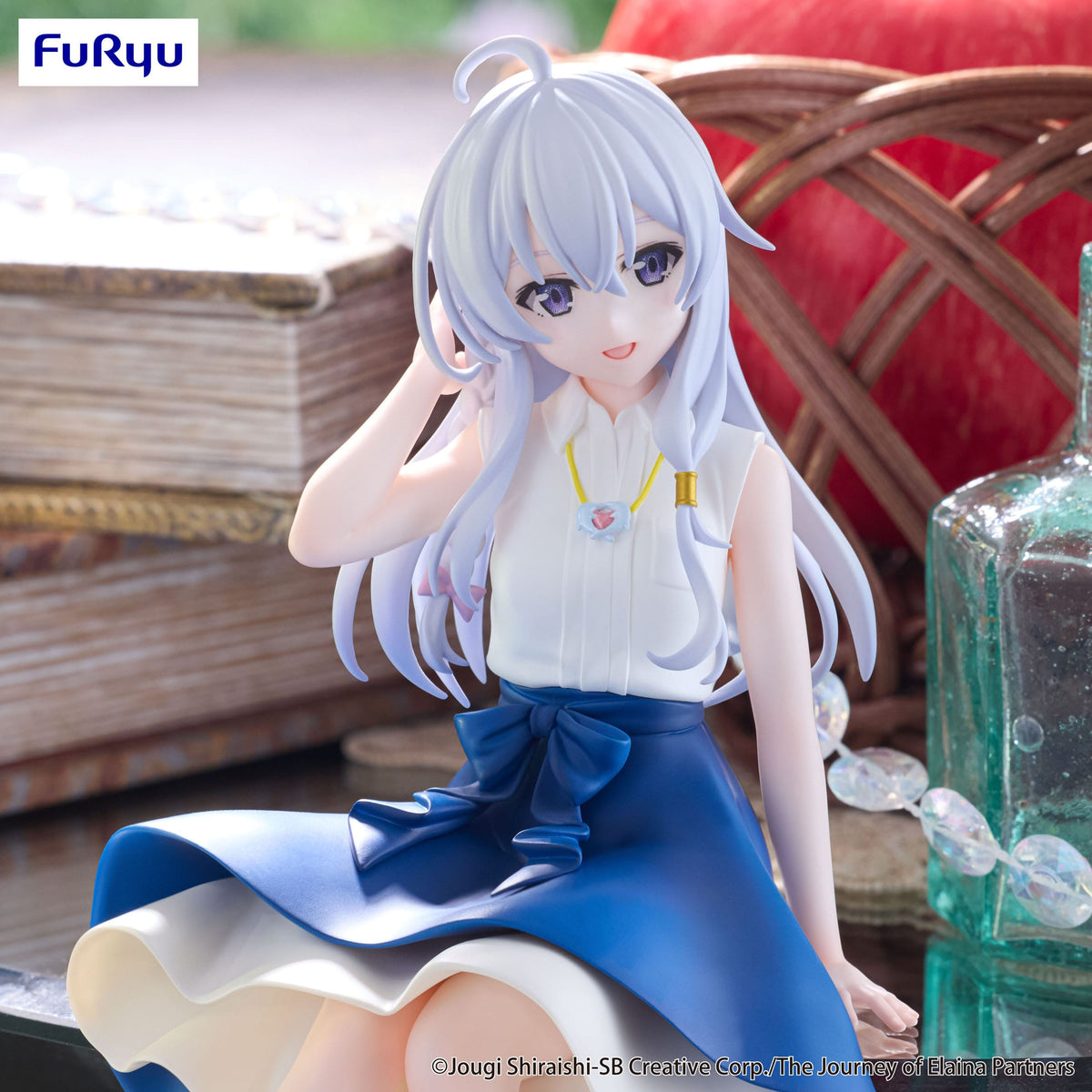 Wandering Witch: The Journey of Elaina - Elaina - Flared Skirt Noodle Stopper figure (Furyu) (OVP deficiency)