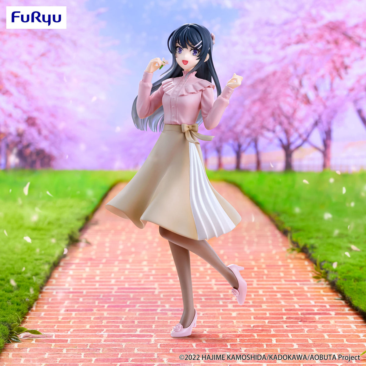 Rascal does not dream of bunny girl senpai - May Sakurajima - Spring Outfit Trio -Try -IT figure (Furyu) (OVP deficiency)