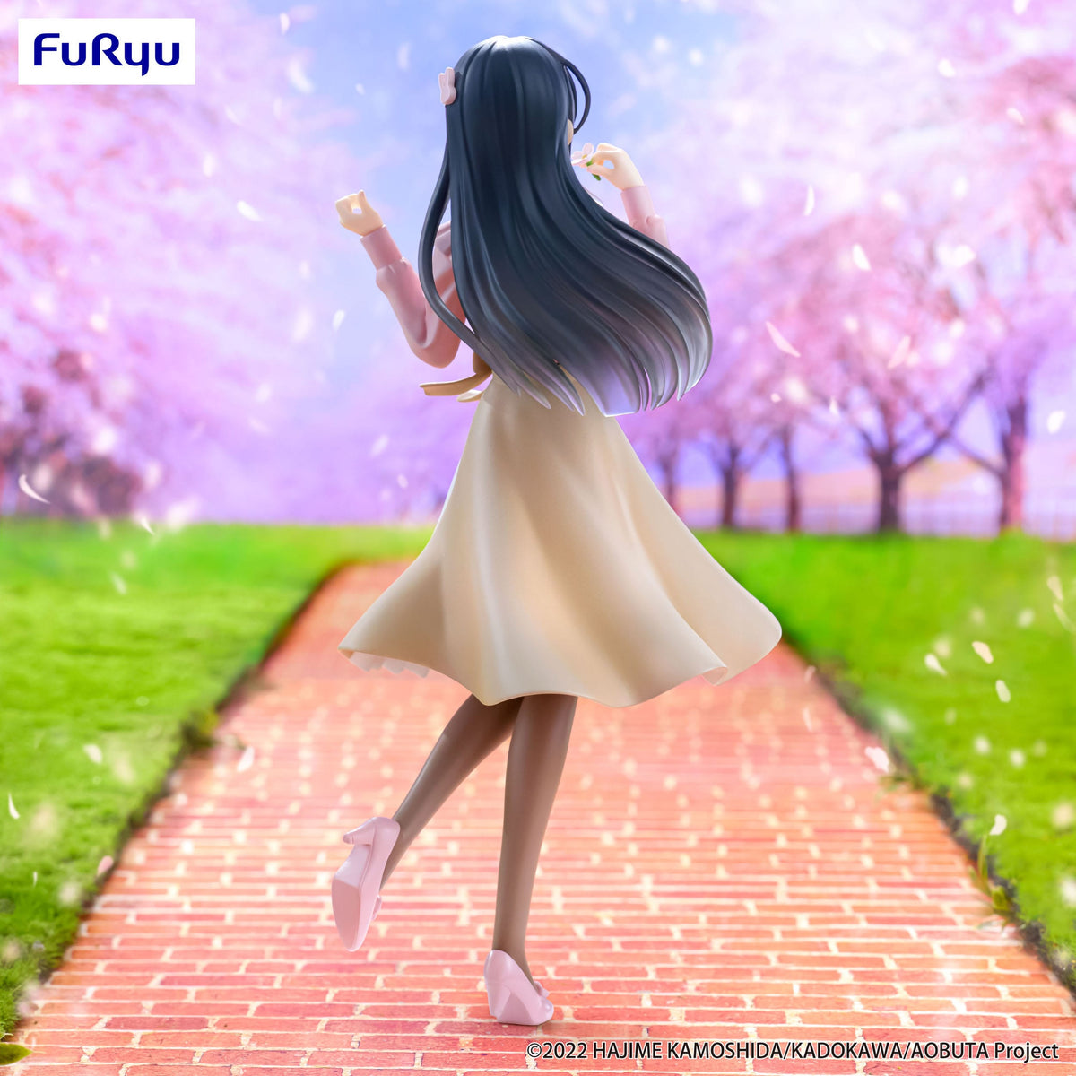 Rascal does not dream of bunny girl senpai - May Sakurajima - Spring Outfit Trio -Try -IT figure (Furyu) (OVP deficiency)