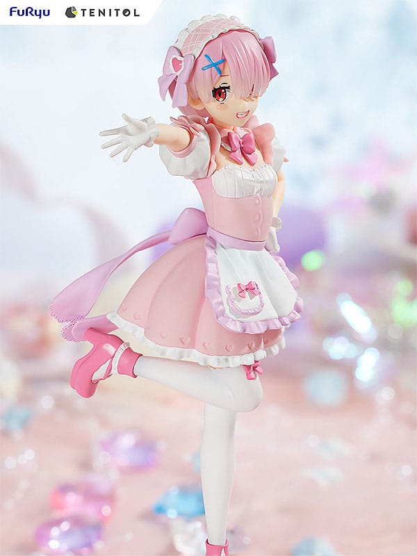 Re:Zero - Ram - Yumekawa Maid Tenitol Figur (Furyu)