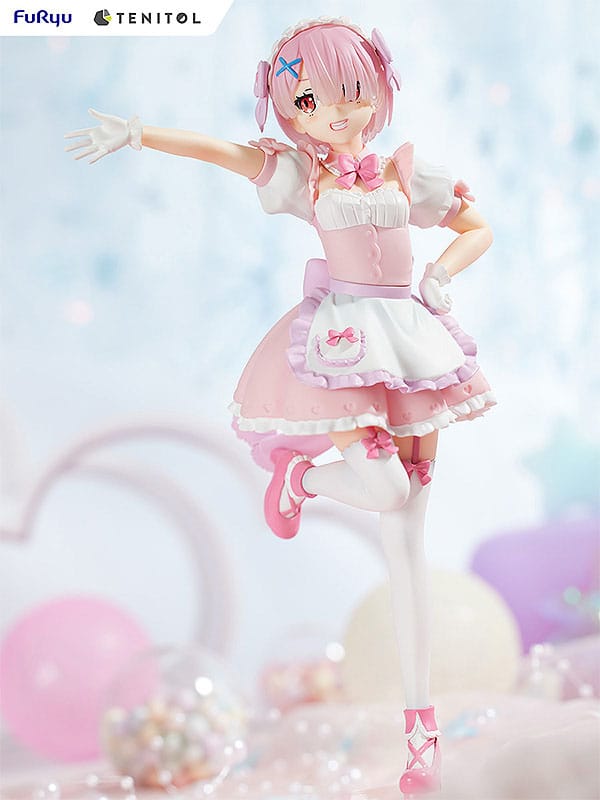 Re:Zero - Ram - Yumekawa Maid Tenitol Figur (Furyu)