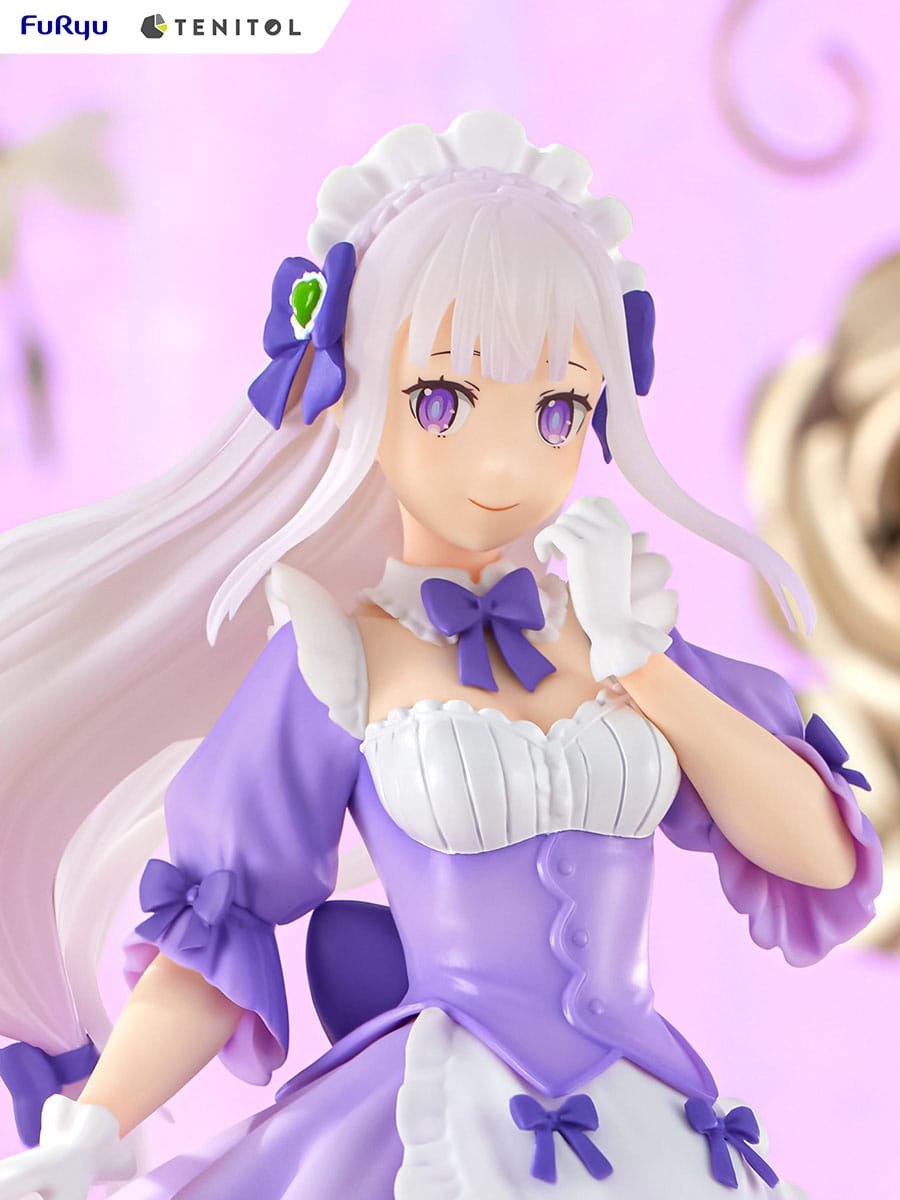 Re:Zero - Emilia - Yumekawa Maid Tenitol Figur (Furyu)