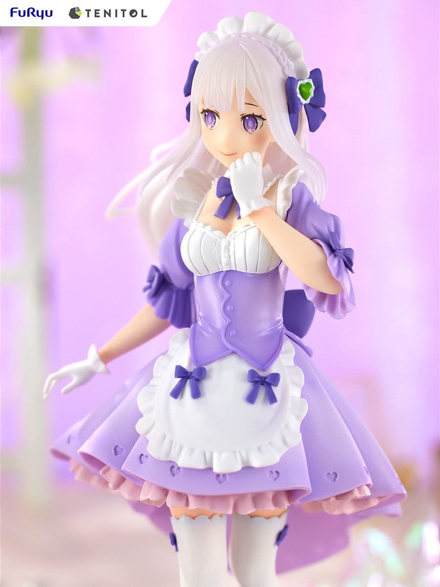 Re:Zero - Emilia - Yumekawa Maid Tenitol Figur (Furyu)