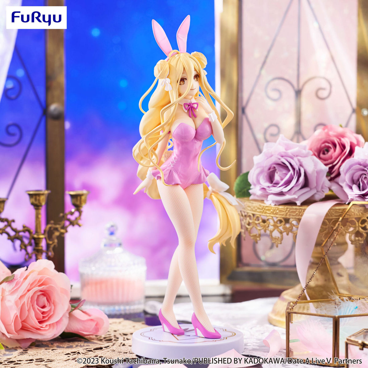 Date A Live V - Mukuro Hoshimiya - Pink Color BiCute Bunnies Figur (Furyu)