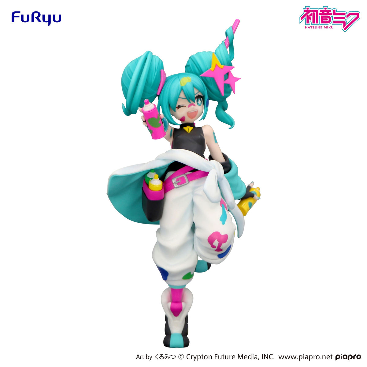 Hatsune Miku - Paint Girl - Trio-Try-iT Figur (Furyu)