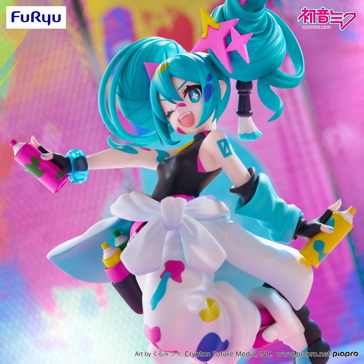 Hatsune Miku - Paint Girl - Trio-Try-iT Figur (Furyu)