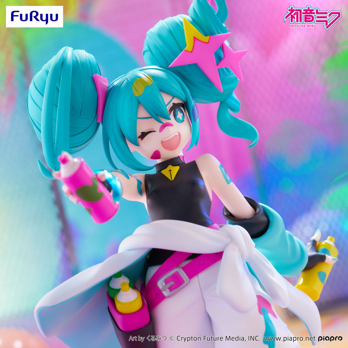 Hatsune Miku - Paint Girl - Trio-Try-iT Figur (Furyu)
