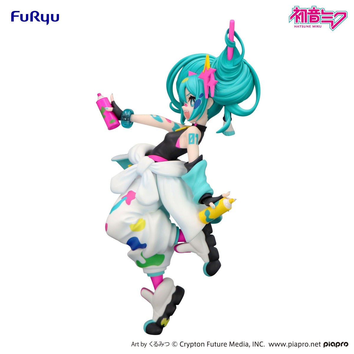Hatsune Miku - Paint Girl - Trio-Try-iT Figur (Furyu)