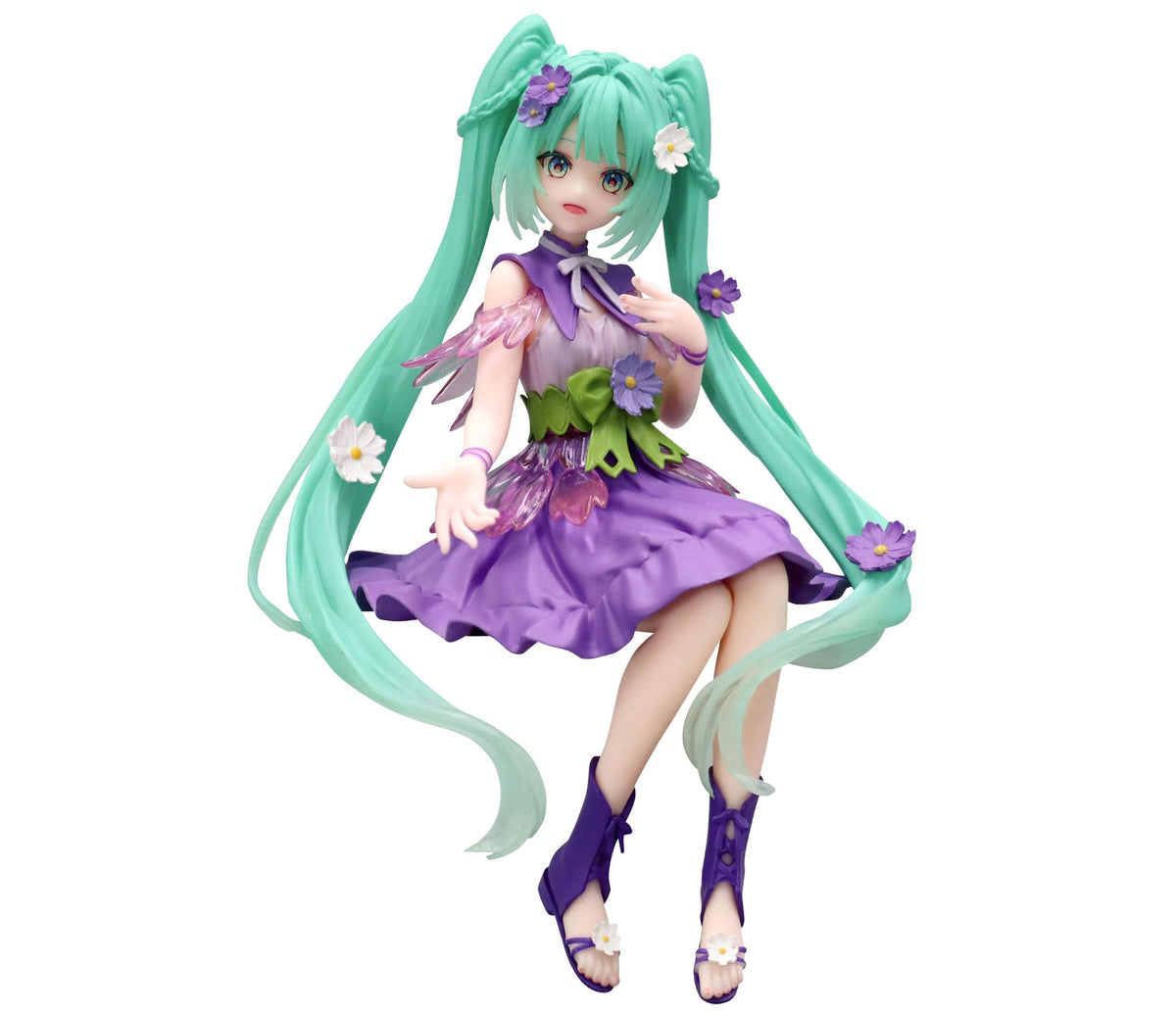 Hatsune Miku - Flower Fairy Cosmos - Purple Color Noodle Stopper Figur (Furyu)