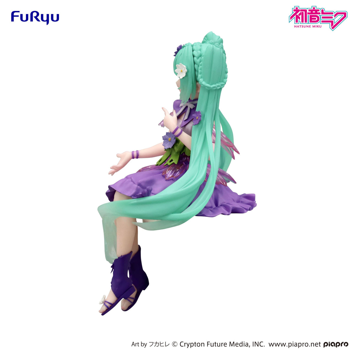 Hatsune Miku - Flower Fairy Cosmos - Purple Color Noodle Stopper Figur (Furyu)