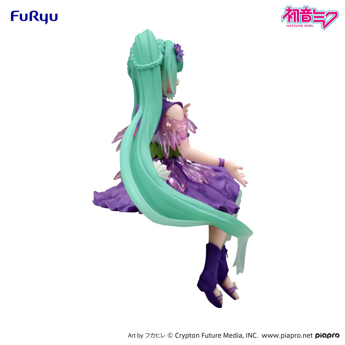 Hatsune Miku - Flower Fairy Cosmos - Purple Color Noodle Stopper Figur (Furyu)