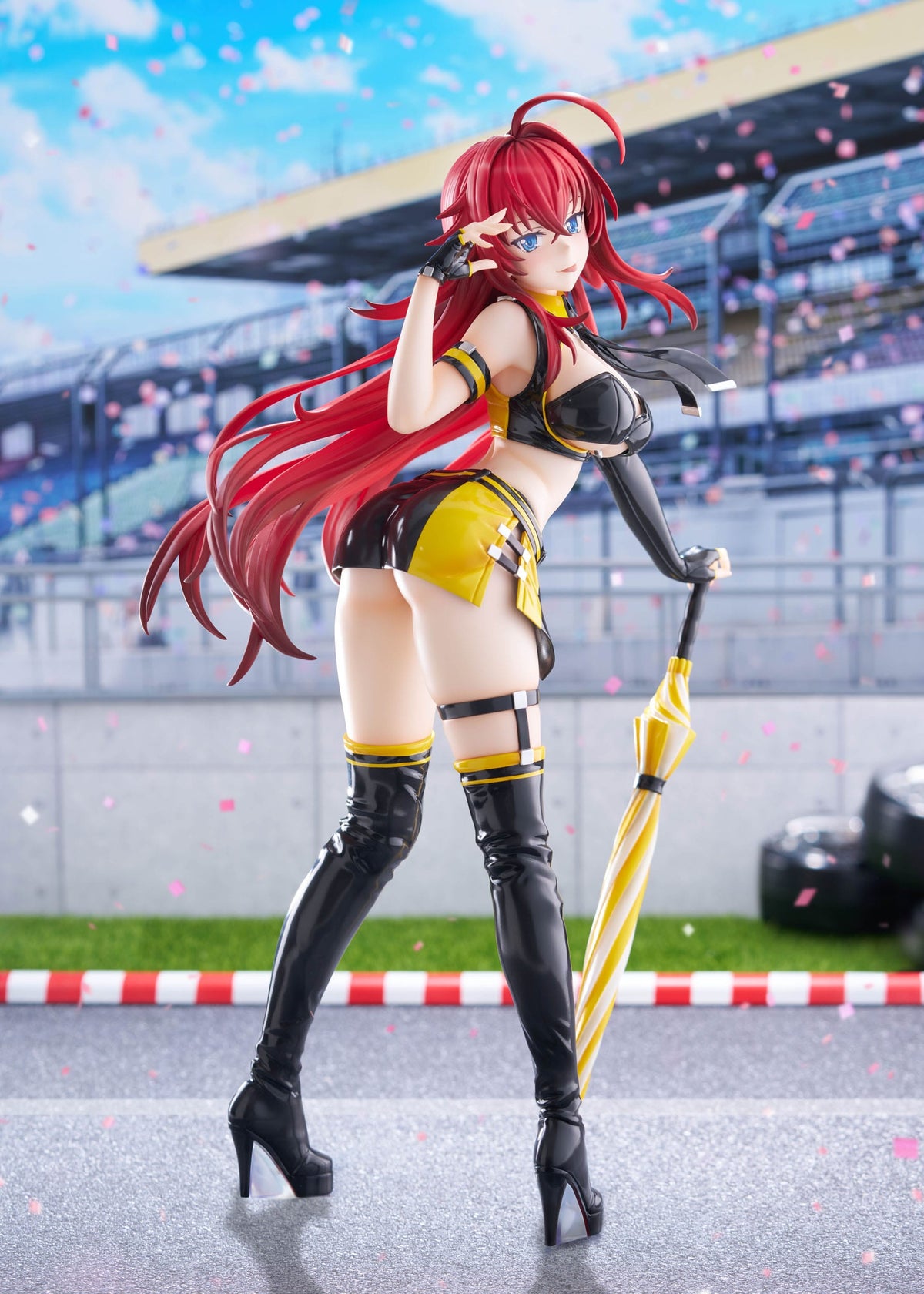 Highschool DXD Hero - Rias Gremory - Race Queen - Amiami Limited Edition figure 1/3.5 (Golden Head)