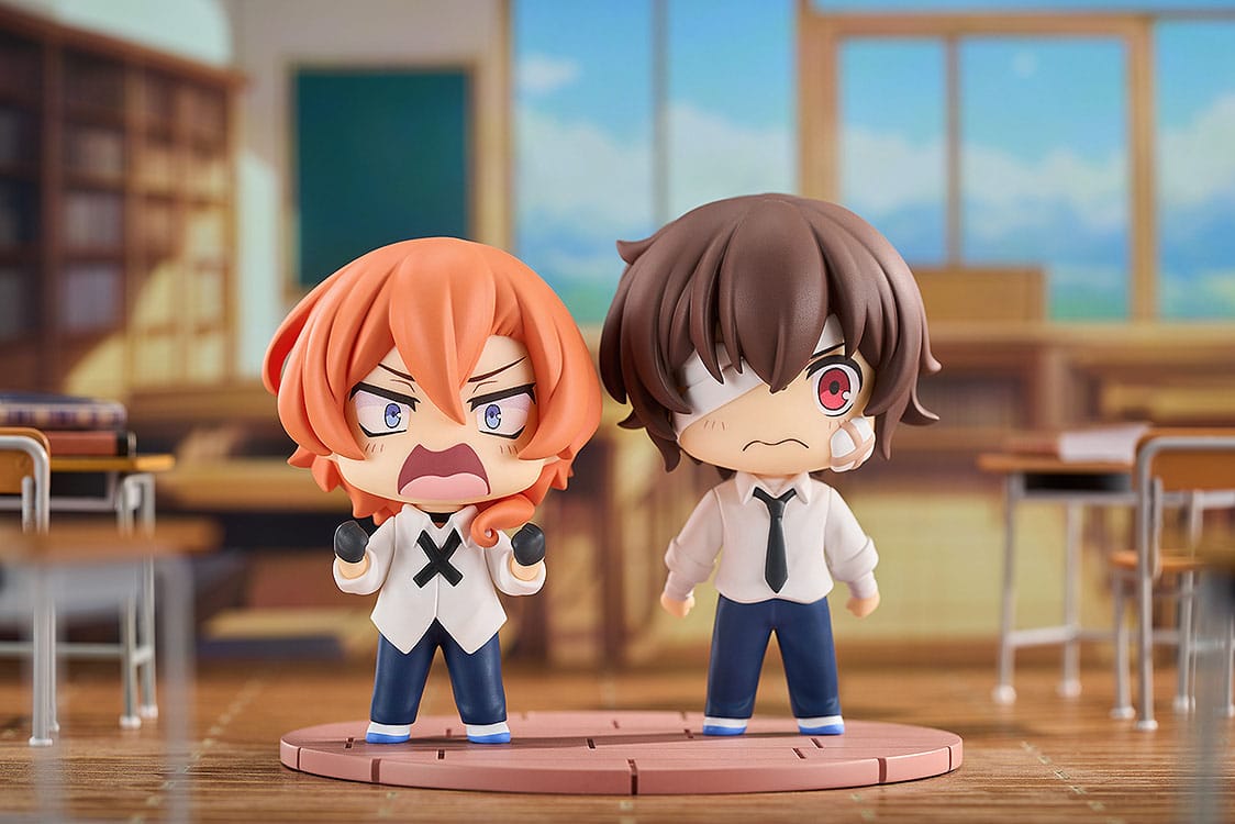 Bungo Stray Dogs Wan! - Osamu Dazai & Chuya Nakahara- Fourteen-Year-Old Chibi figures (Good smile company)