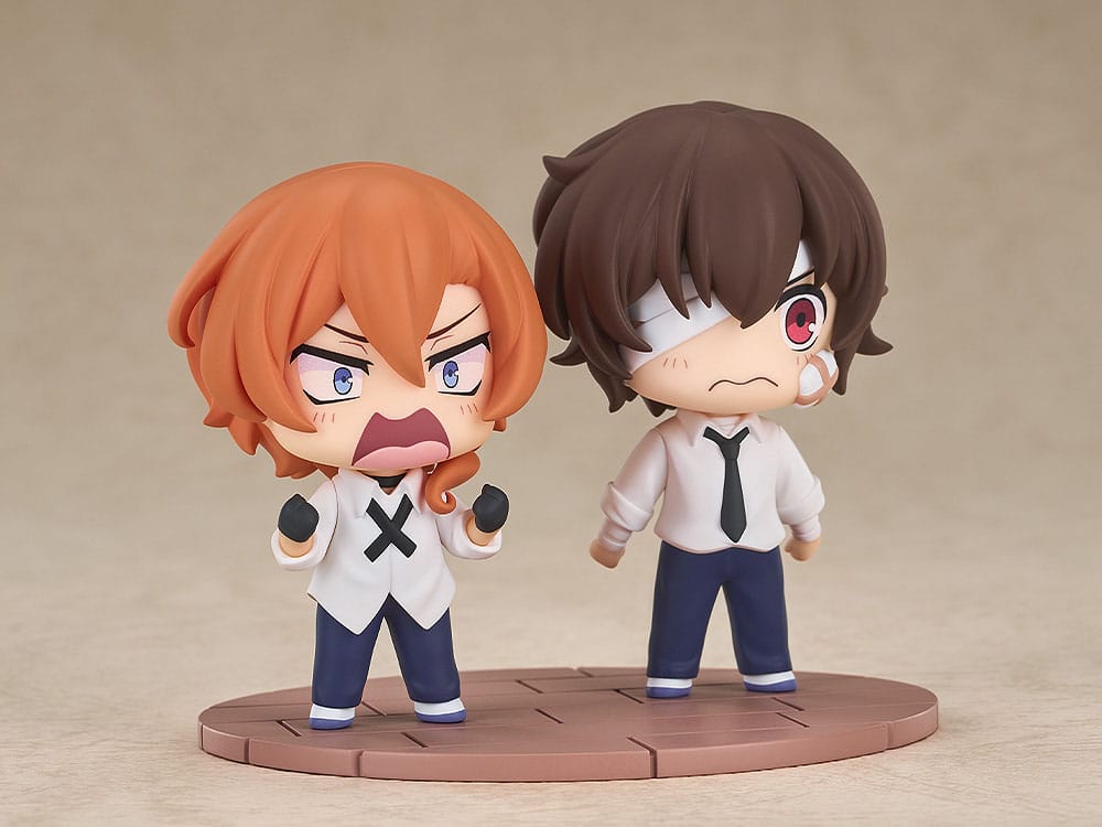 Bungo Stray Dogs Wan! - Osamu Dazai & Chuya Nakahara- Fourteen-Year-Old Chibi figures (Good smile company)