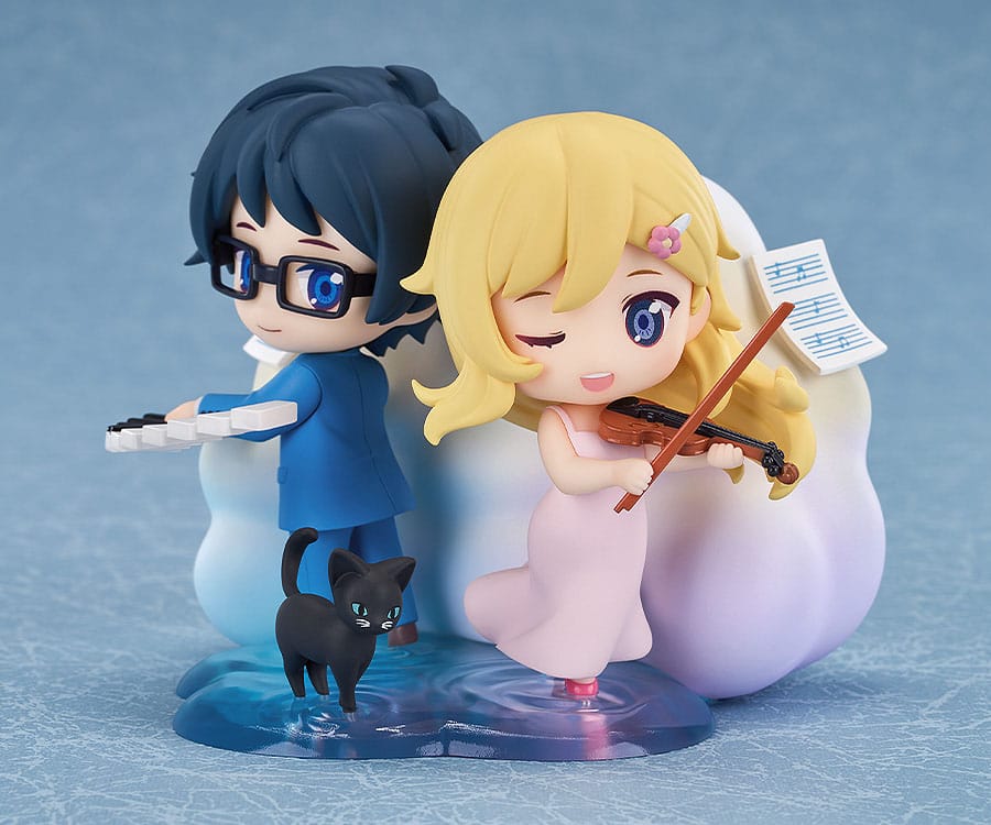 Your Lie in April - Kaori Miyazono & Kosei Arima - Qset+ Mini figures (Good smile company) (OVP deficiency)
