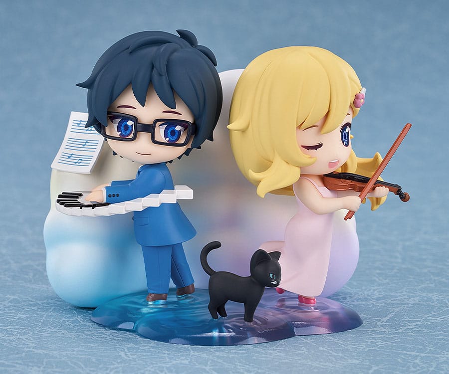 Your Lie in April - Kaori Miyazono & Kosei Arima - Qset+ Mini figures (Good smile company) (OVP deficiency)