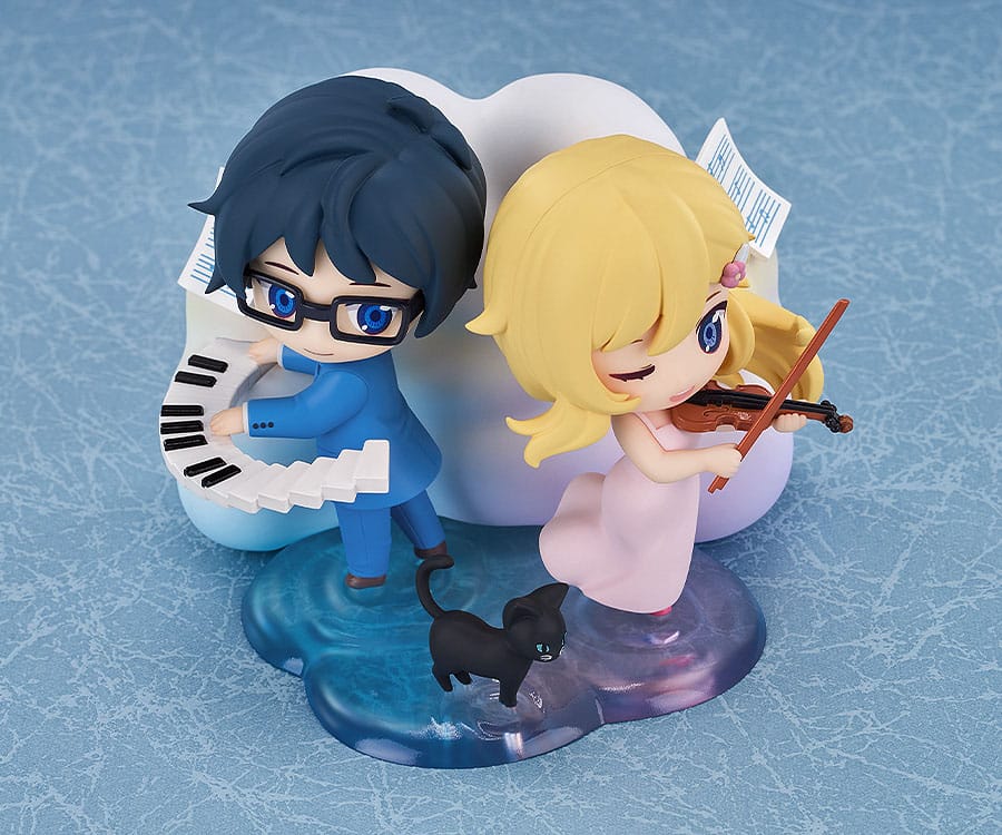 Your Lie in April - Kaori Miyazono & Kosei Arima - Qset+ Mini figures (Good smile company) (OVP deficiency)