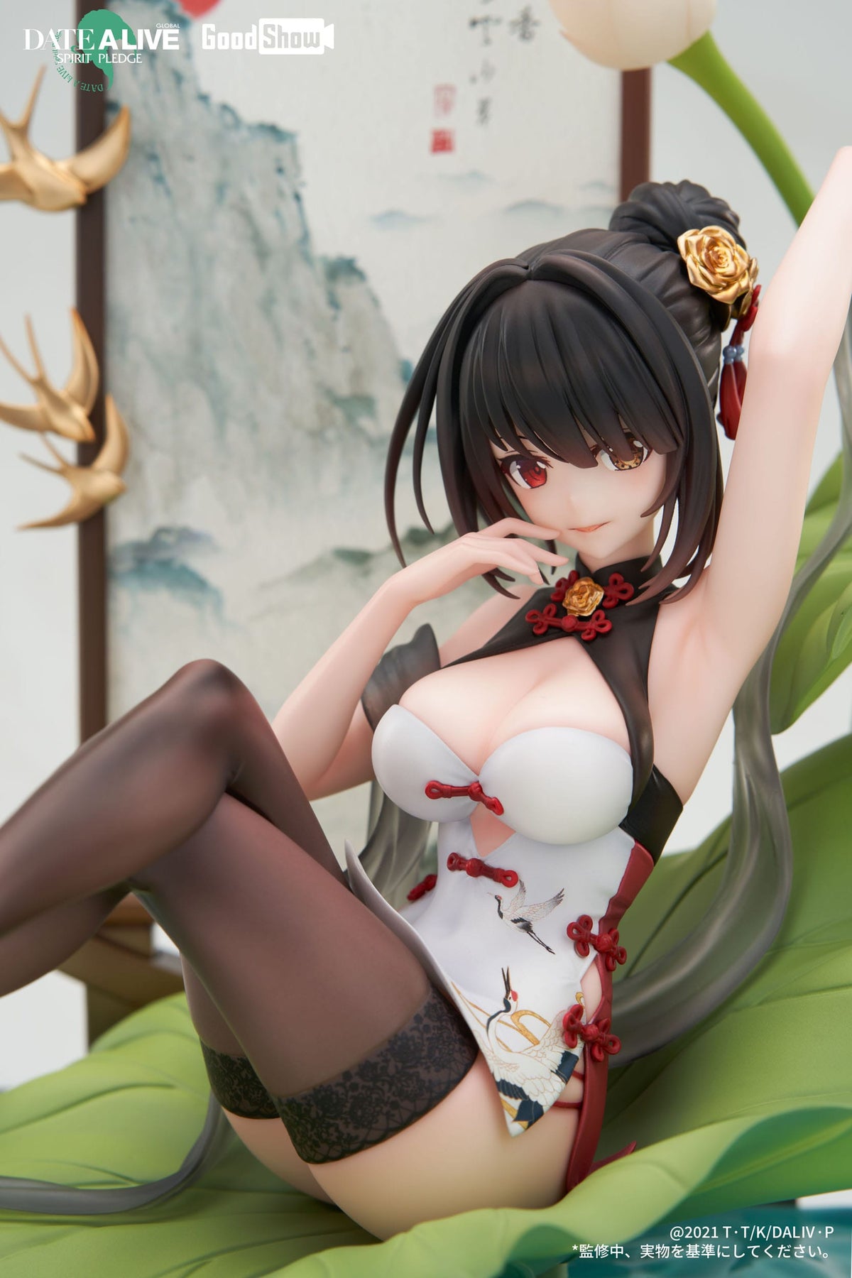 Date A Live: Spirit Pledge - Kurumi Tokisaki - Ink Black China Dress Ver. Figur 1/7 (GoodShow)