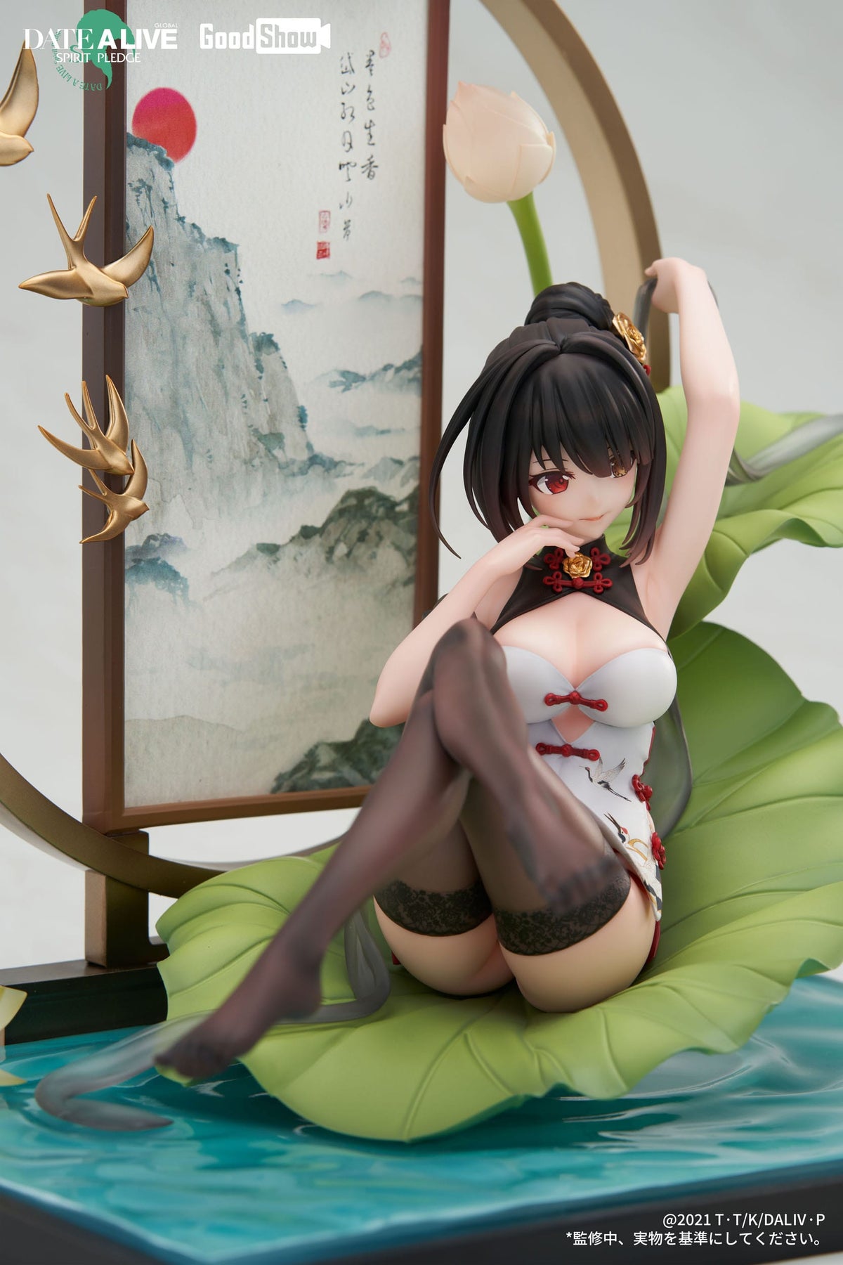 Date A Live: Spirit Pledge - Kurumi Tokisaki - Ink Black China Dress Ver. Figur 1/7 (GoodShow)