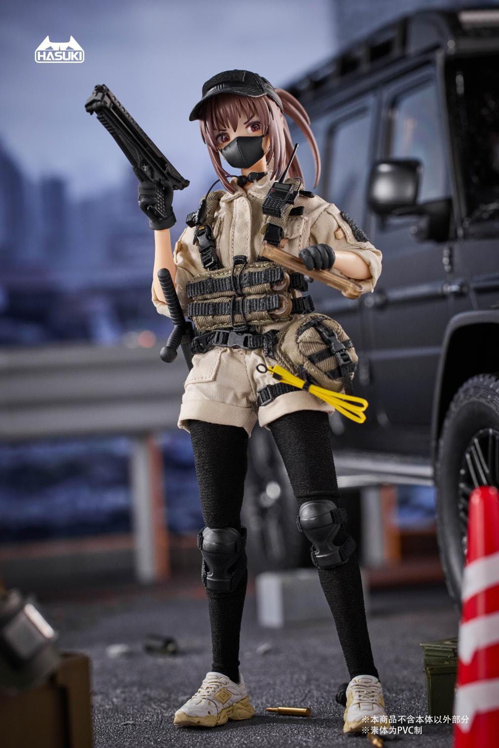 Original Character - PA006 Review Hiyo the Security - Pocket Art figure 1/12 (Hasuki)