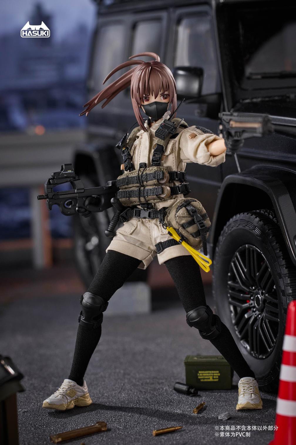 Original Character - PA006 Review Hiyo the Security - Pocket Art figure 1/12 (Hasuki)