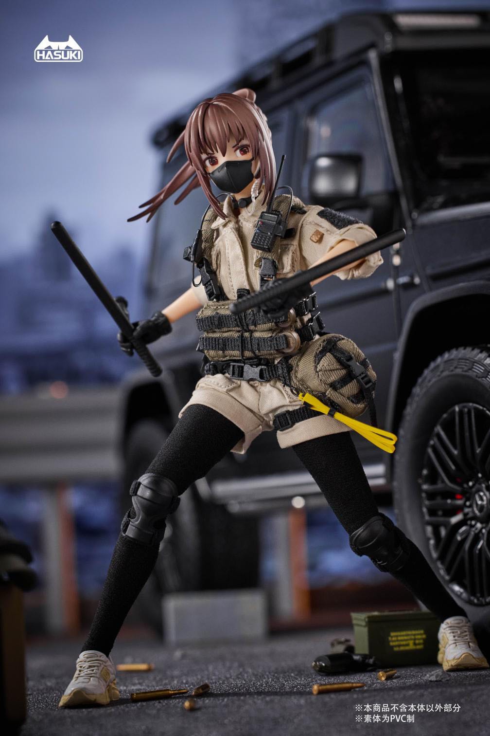 Original Character - PA006 Review Hiyo the Security - Pocket Art figure 1/12 (Hasuki)
