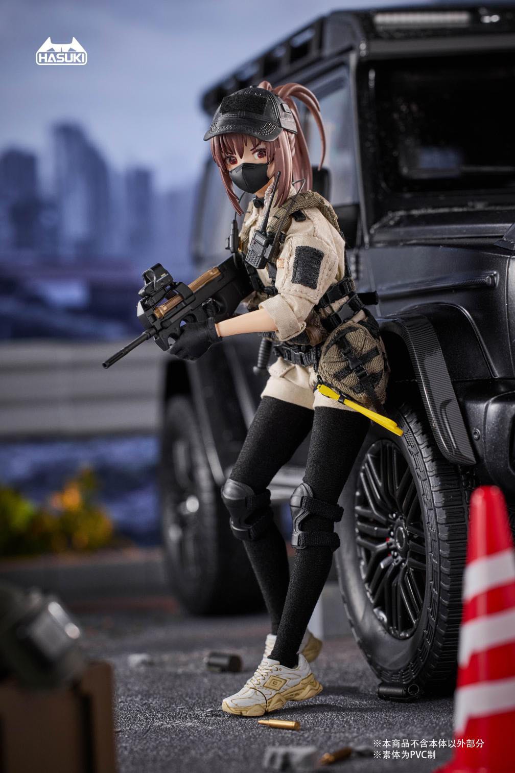 Original Character - PA006 Review Hiyo the Security - Pocket Art figure 1/12 (Hasuki)