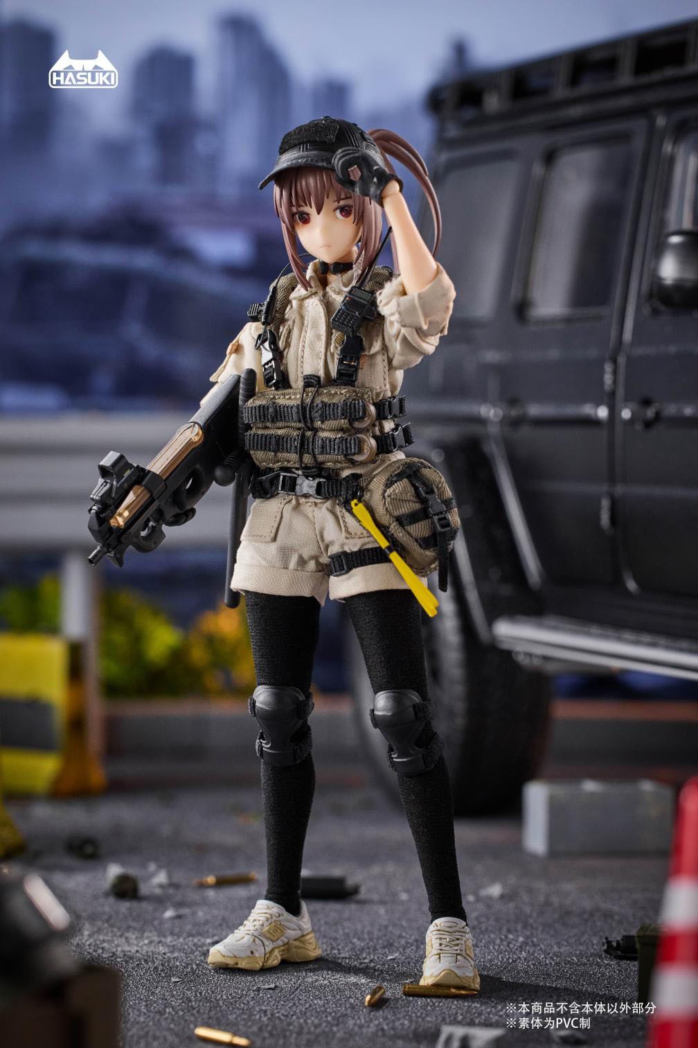 Original Character - PA006 Review Hiyo the Security - Pocket Art figure 1/12 (Hasuki)