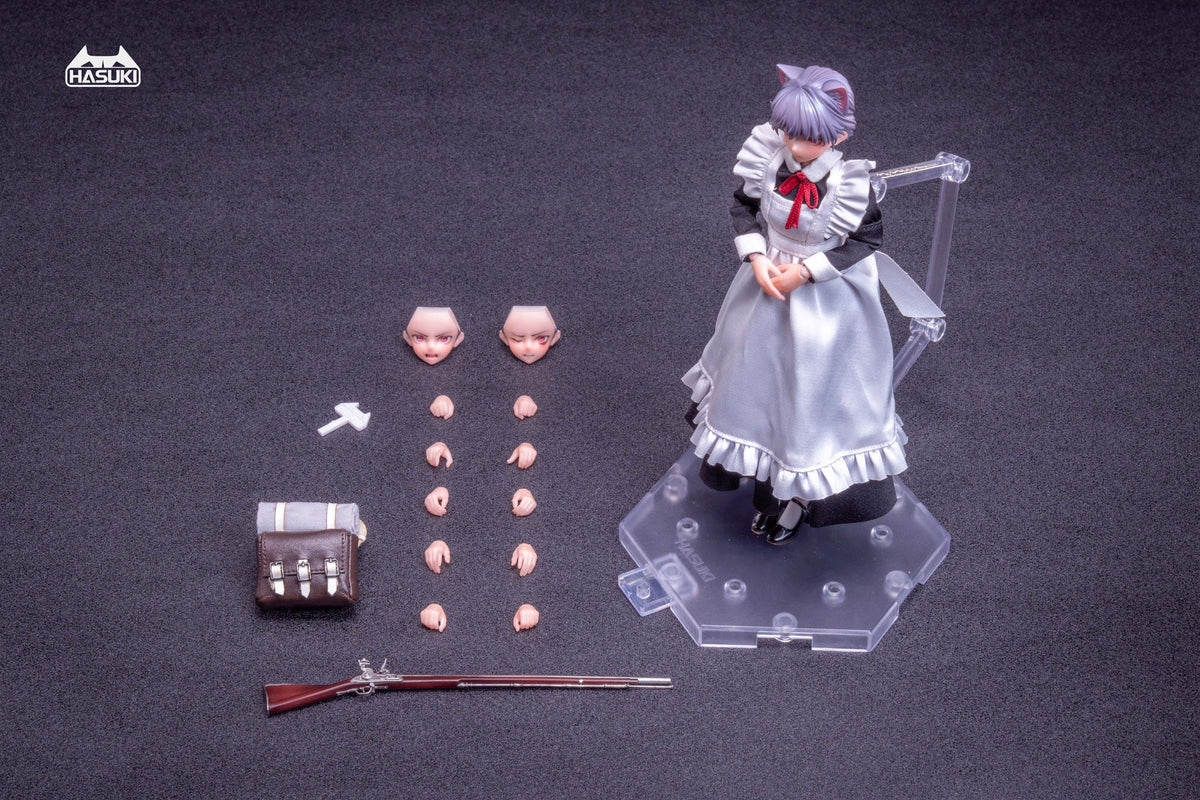 Original Character - PA010 Maid Gunner Fkey - Pocket Art figure 1/12 (Hasuki)