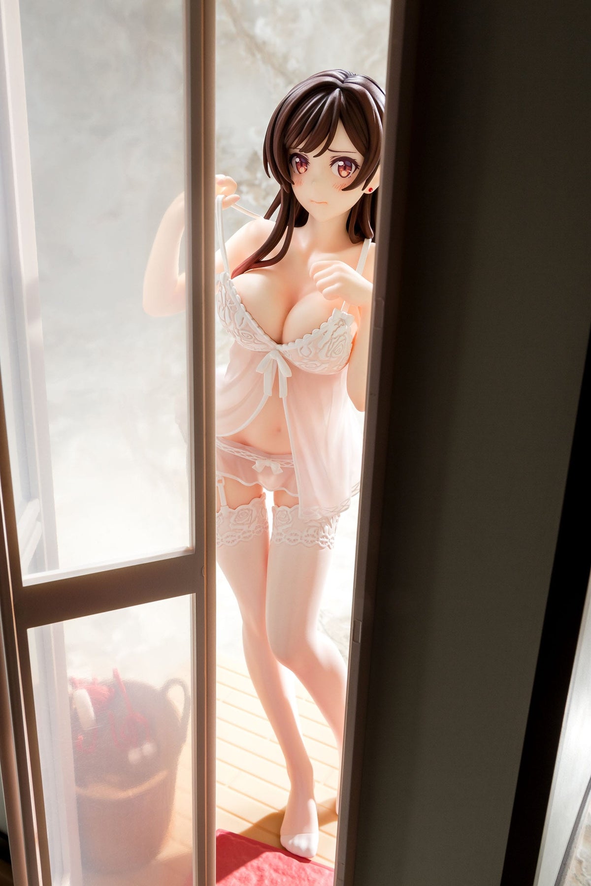 Rent-a-Girlfriend-Chizuru Mizuhara-See-Throough Lingerie White figure 1/6 (Hakoiri Musume)