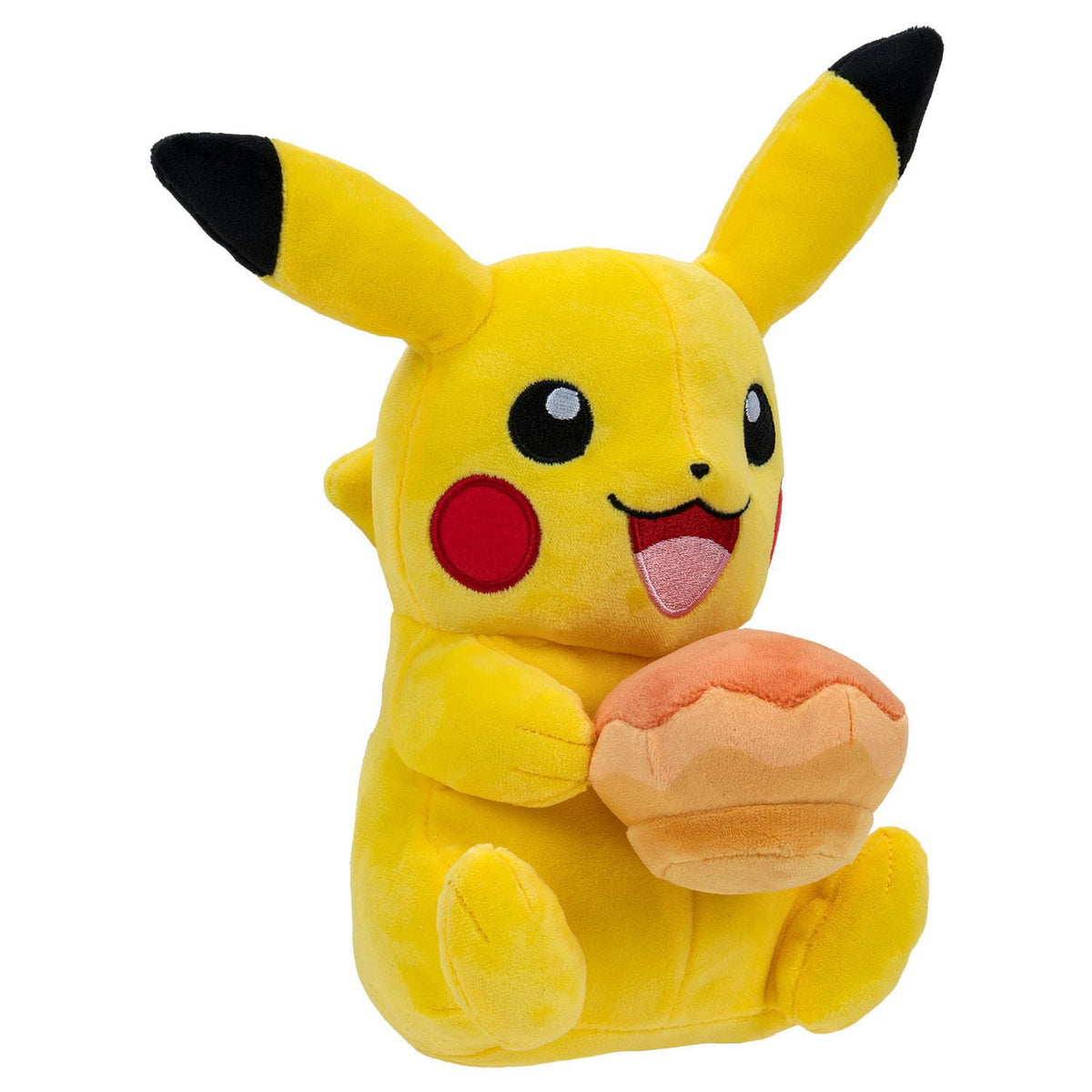 Pokémon - Pikachu & Pecha Poké Puff (Orange) - Plüschfigur (Jazwares)