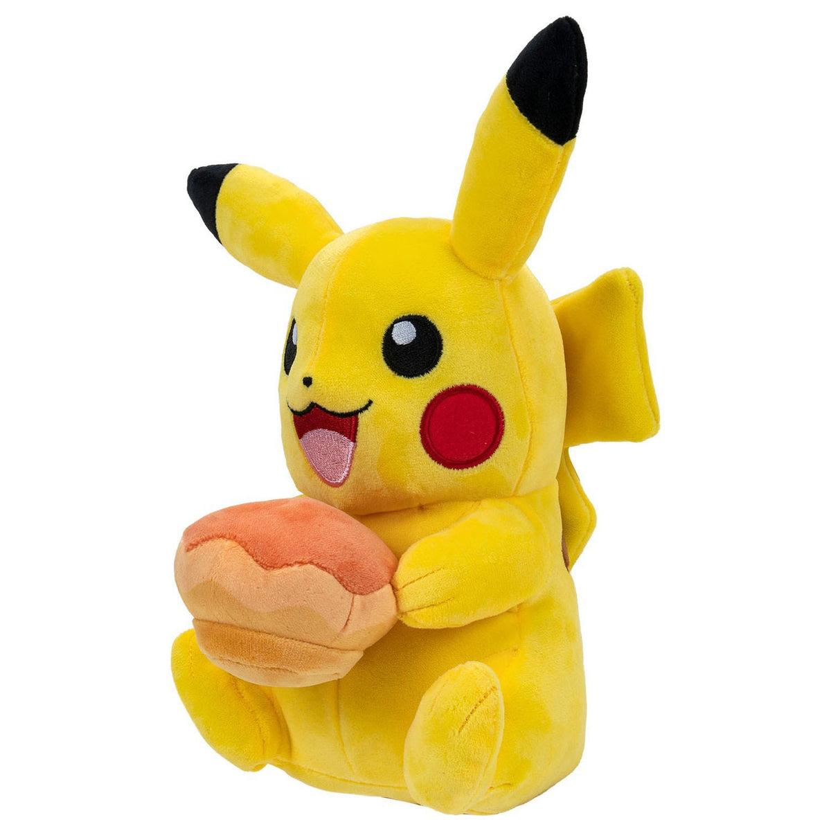 Pokémon - Pikachu & Pecha Poké Puff (Orange) - Plüschfigur (Jazwares)