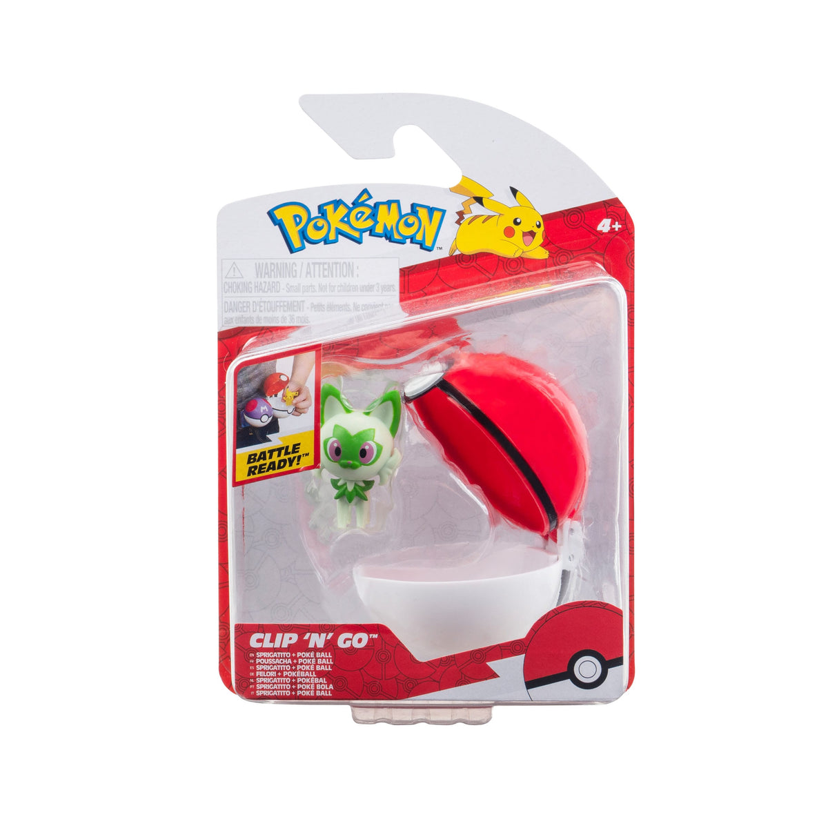 Pokémon - Clip'n'Go Poké Balls - Felori & Pokéball (Jazwares)