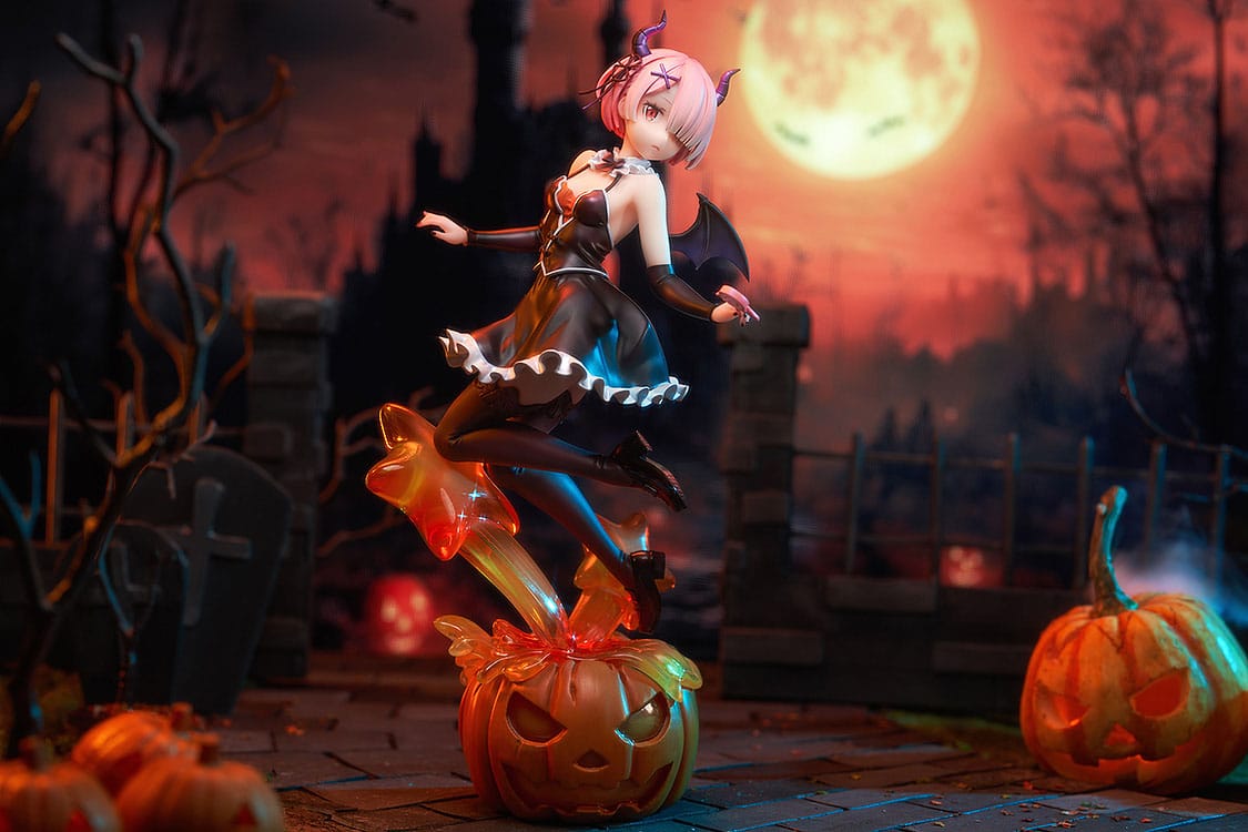 Re: Zero - Ram - Phantom Night Wizard - Halloween figure 1/7 (Kadokawa)