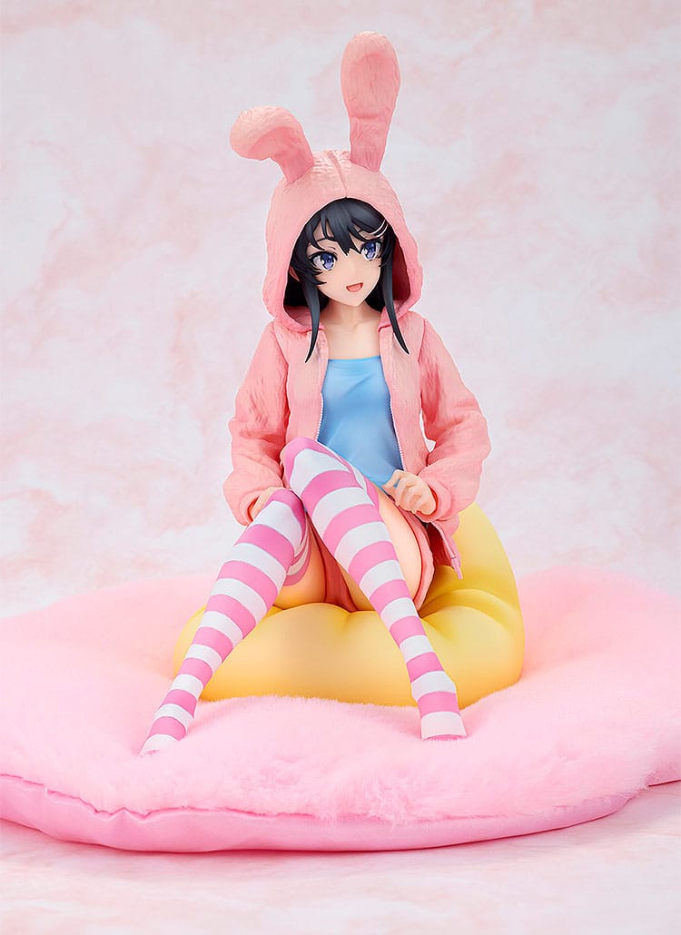 Rascal Does Not Dream of a Knapsack Kid - Mai Sakurajima - Hoodie Look Rabbit Ears Figur 1/7 (Kadokawa)