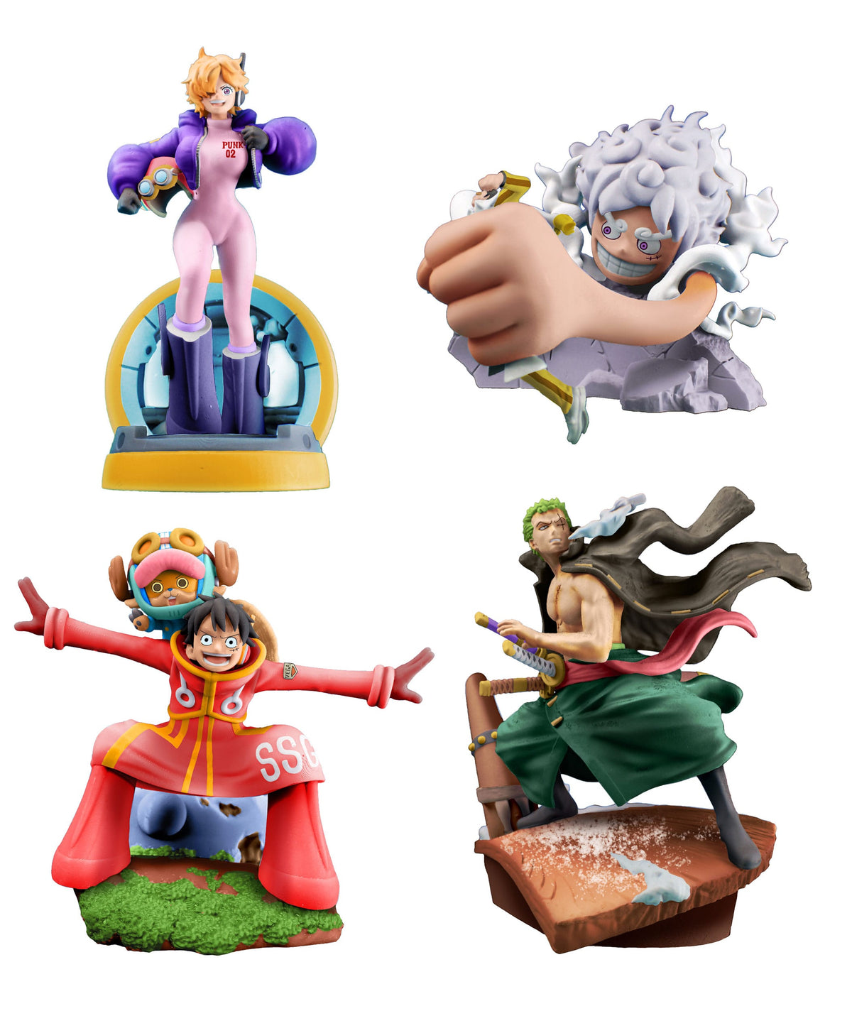 One Piece - Log Box Re: Birth - Petitrama Egghead Set (Megahouse)