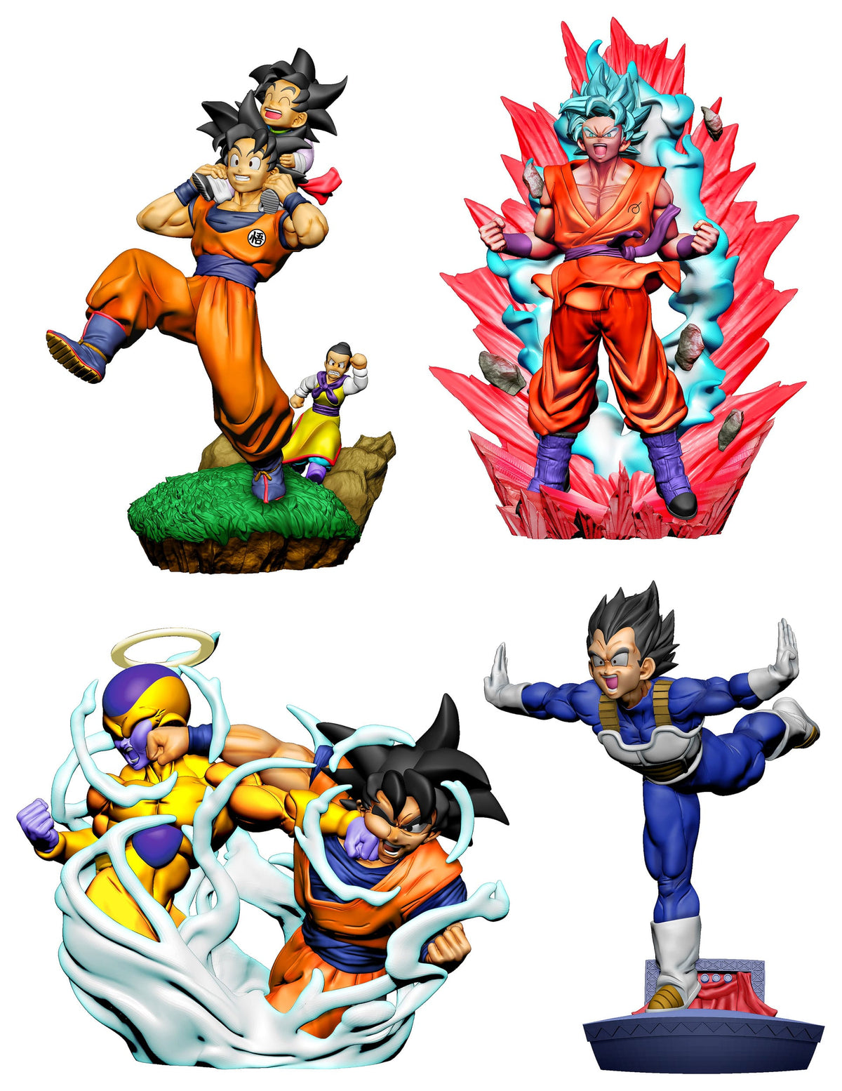 Dragon Ball Super - Re: Birth Limit Breaking - Dracap figures 4-pack (megahouse)