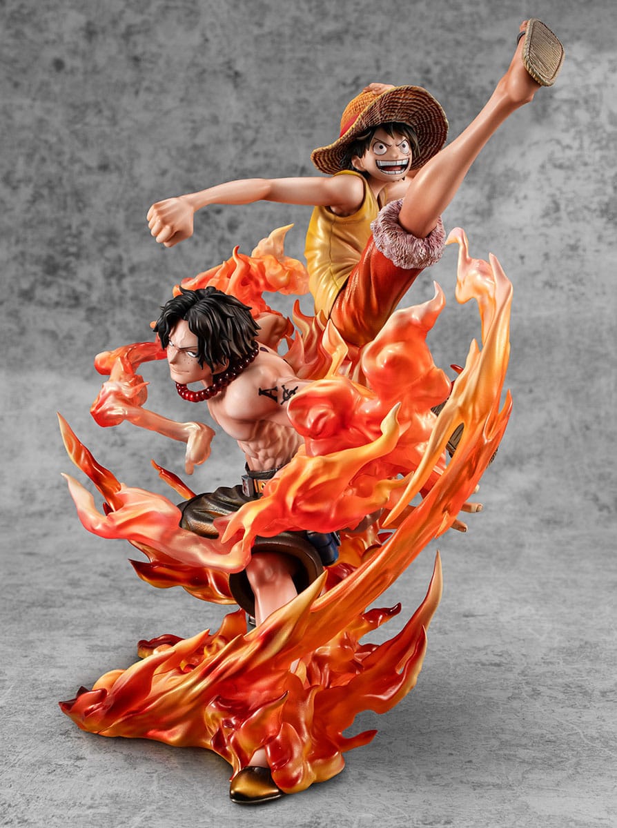 One Piece - Ruffy & Ace - Bond between brothers 20th Limited Ver. - P.O.P. Portrait Of Pirates Maximum Figur (MegaHouse)