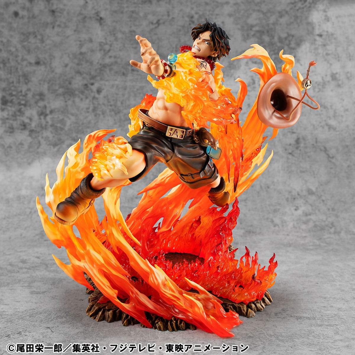 One Piece - Portgas D. ACE - 15th Anniversary Super Limited Reprint - P.O.P Portrait of Pirates Neo -Maximum figure (Megahouse)