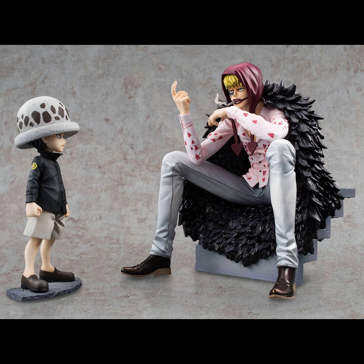 One Piece - Corazon & Law - P.O.P Portrait of Pirates LTD Figuren (MegaHouse) (re-run)