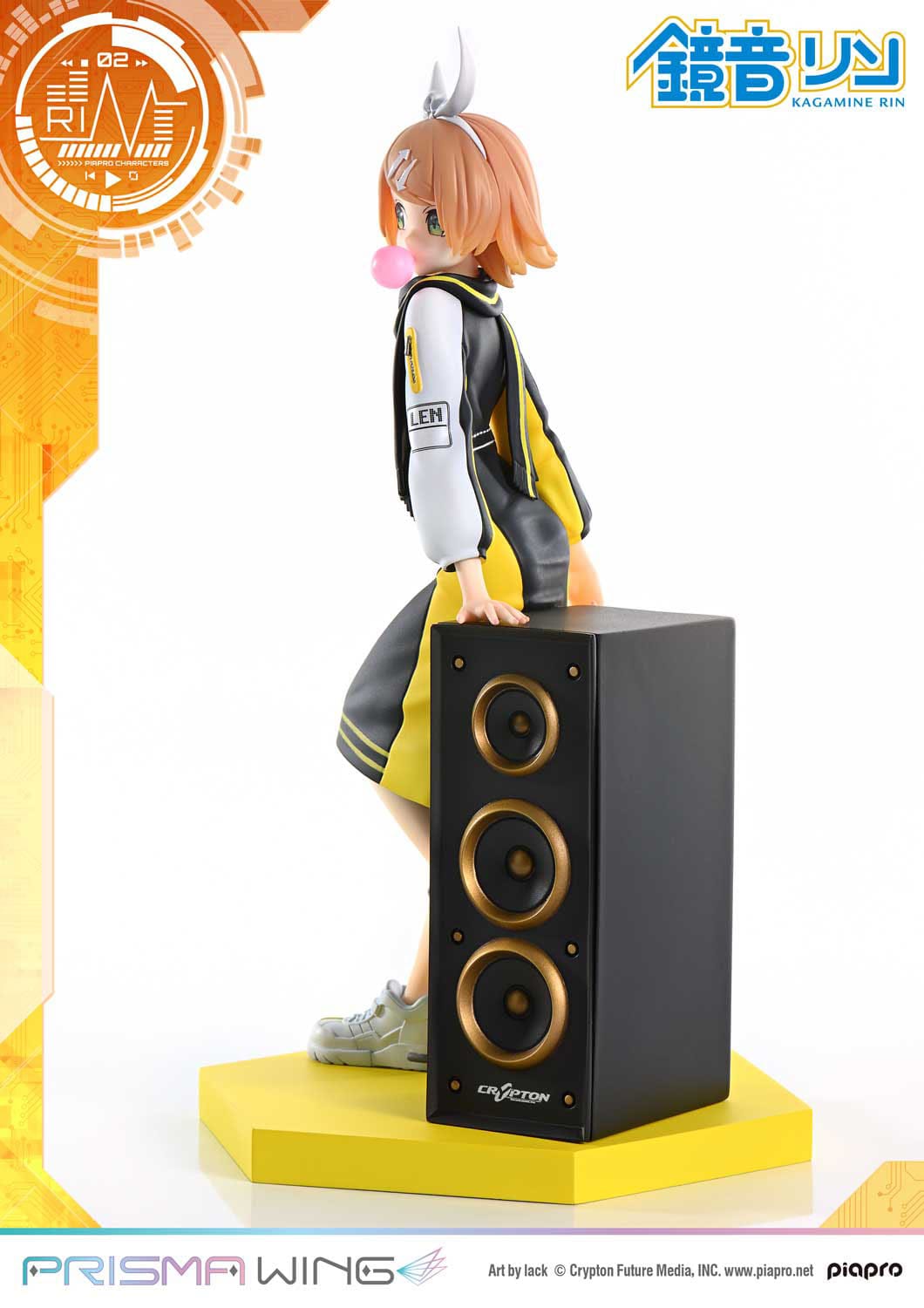 Vocaloid Piapro Characters - Kagamine Rin - Art by Lack - Prisma Wing figure 1/7 (Prime 1 Studio)
