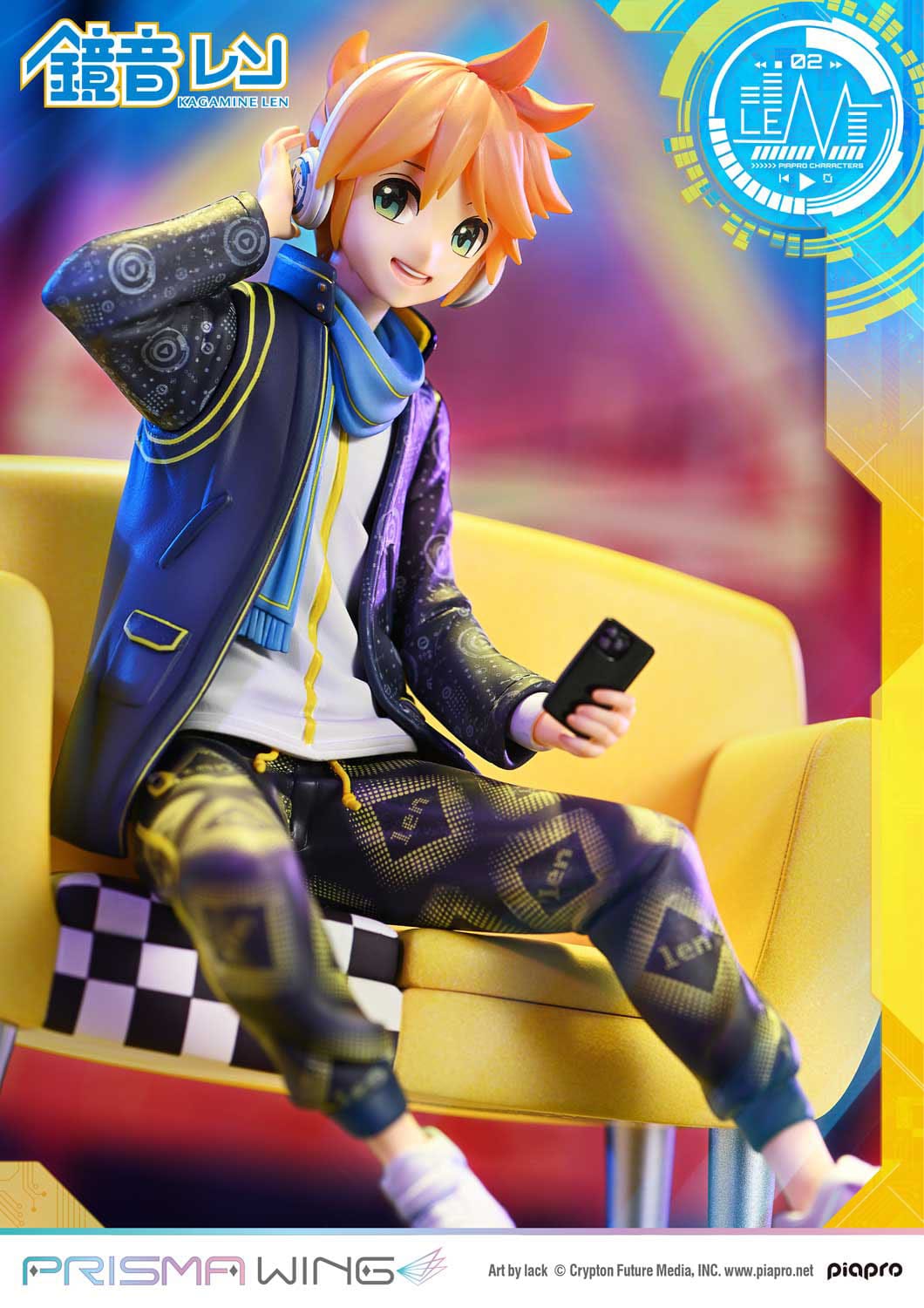 Vocaloid Piapro Characters - Kagamine Len - Art by lack - Prisma Wing Figur 1/7 (Prime 1 Studio)