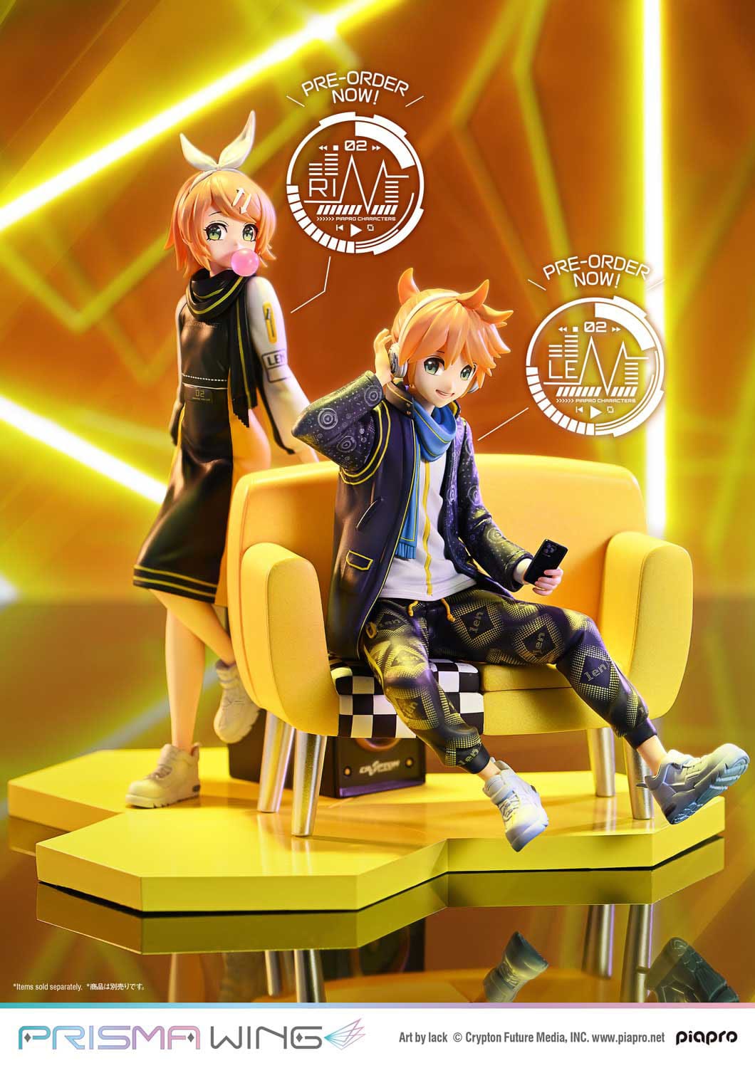 Vocaloid Piapro Characters - Kagamine Len - Art by lack - Prisma Wing Figur 1/7 (Prime 1 Studio)